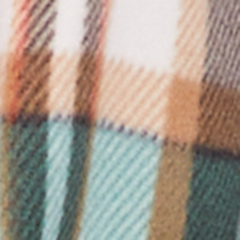 Collared Sherpa Lined Plaid Shacket